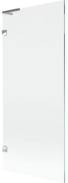 Mexen Lunar L paravan cadă cu 1 panou 80 x 150 cm, transparent, crom - 897L-080-000-01-00