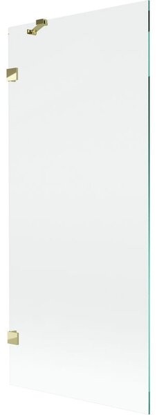 Mexen Lunar paravan de baie 1-canat 80 x 150 cm, transparent, auriu - 897-080-000-50-00