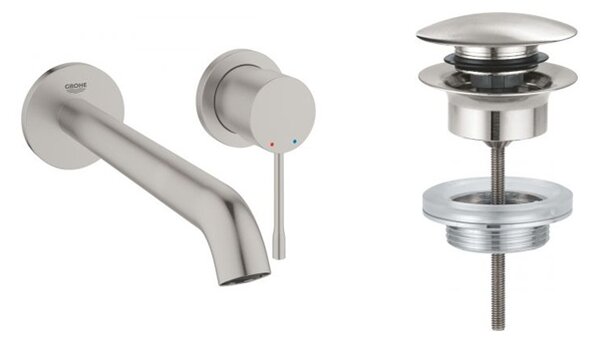 Set baterie lavoar Grohe Essence New 19967DC1, dop pentru lavoar Grohe 65807DC0