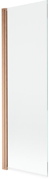 Mexen Mist paravan de baie 1-canat 70 x 150 cm, transparent, cupru periat - 8A9-070-001-65-00