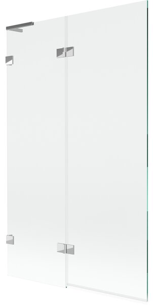 Mexen Lunar L paravan de baie cu 2 uși, stânga 110 x 150 cm, transparent, crom - 897L-110-100-01-00-L