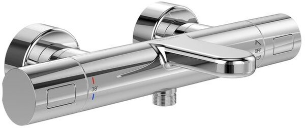 Villeroy & Boch Universal Taps & Fittings baterie cadă-duș perete cu termostat crom TVT00000100061