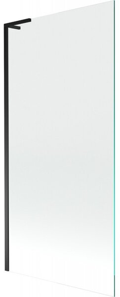 Mexen Next L paravan de cadă cu 1 panou 90 x 150 cm, transparent, negru - 895-090-000-03-00-70