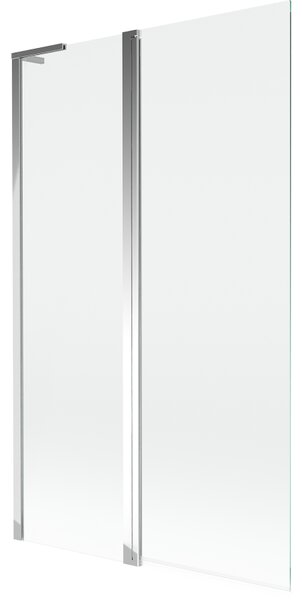 Mexen Mist L paravan cadă cu 2 panouri 110 x 150 cm, transparent, crom - 8A9L-110-011-01-00