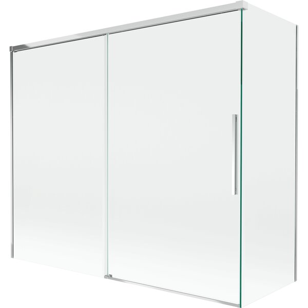 Mexen Rox paravan de baie cu 2 aripi culisante 180 + 80 x 150 cm, transparent, crom - 8C9-180-080-01-00
