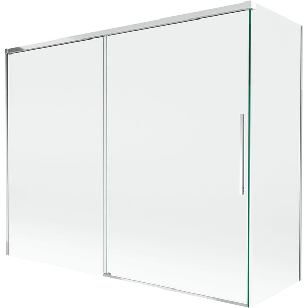 Mexen Rox paravan de duș cu 2 uși glisante 190 + 80 x 150 cm, transparent, cromat - 8C9-190-080-01-00