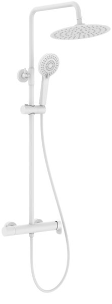 Roca Vega Plus set de duș perete cu duș de ploaie alb A5A9A6EB00