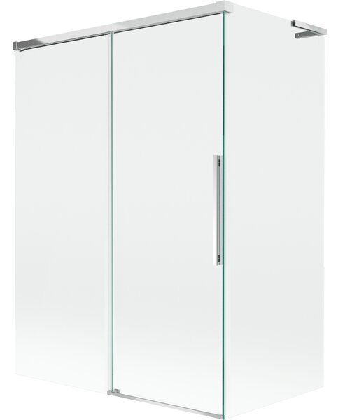 Mexen Rox L paravan de baie, 2 panouri culisante 120 + 70 x 150 cm, transparent, crom - 8C9L-120-070-01-00