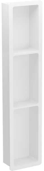 Mexen X-Wall-K, raft încorporat din conglomerat 93,2 x 20,7 cm, alb, 1900932010