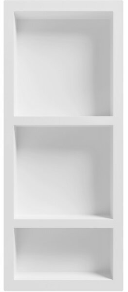Mexen X-Wall-S, raft SMC de perete cu flanșă 99,1 x 40,7 cm, alb, 1901994109
