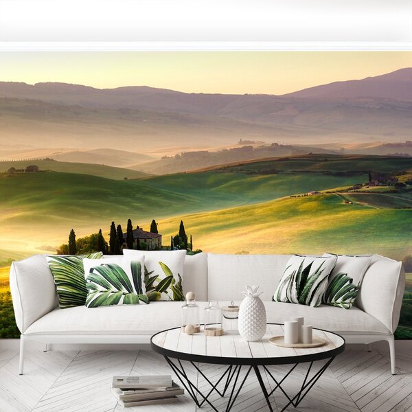 Fototapet Panorama din Toscana