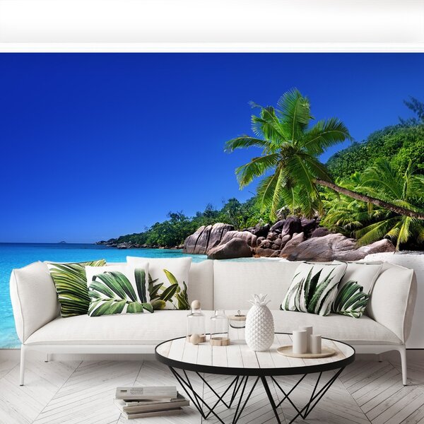 Fototapet Seychelles Beach