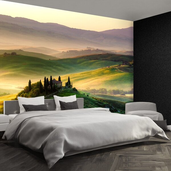 Fototapet Panorama din Toscana