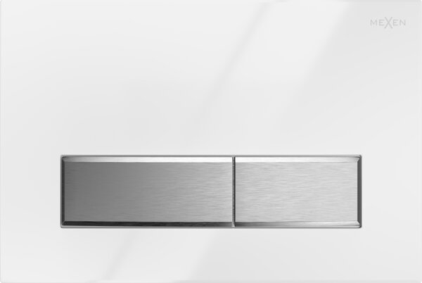 Mexen FENIX 09 - buton de închidere pentru Mexen Fenix, alb / oțel periat, 600992