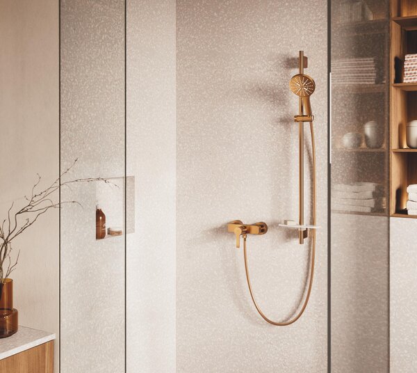 Grohe Lineare baterie cadă-duș perete Brushed Cool Sunrise 33865DL1