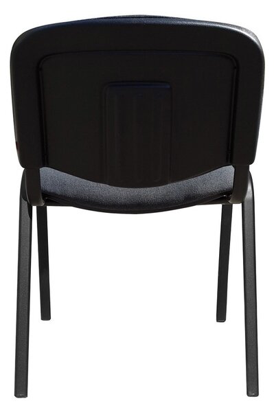 Scaun vizitator GOA BLACK, Gri inchis stofa cagliari