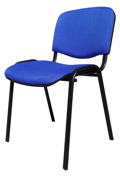 Scaun vizitator GOA BLACK, Safir-negru stofa cagliari
