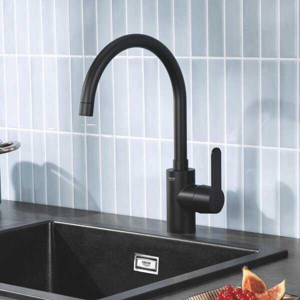 Grohe Get baterie bucătărie pe picior negru 314942431