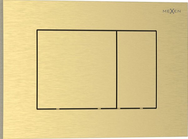 Mexen Tex 02 buton de spălare, auriu periat - 6102-11