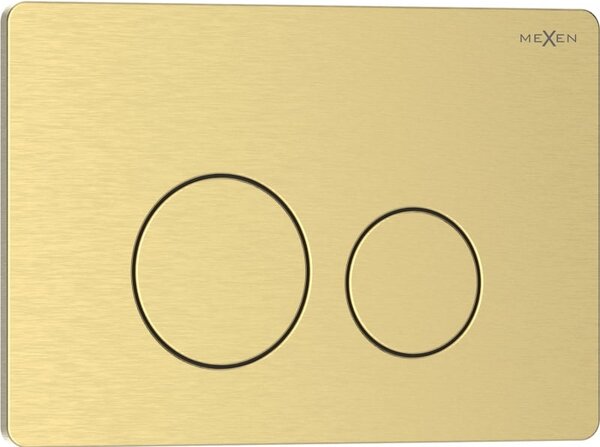 Mexen Tex 06 buton de clătire inox, auriu periat - 6106-11