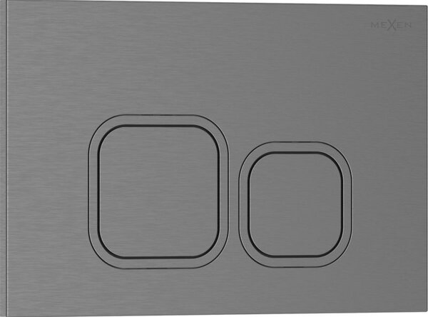 Mexen Tex 03 buton de spălare, gun gray periat - 6103-12