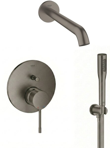 Set baterie cadă-duș Grohe Essence 24058AL1, pipă baterie Grohe Essence 13449AL1, 26658AL0, 27400AL0, 28362A01