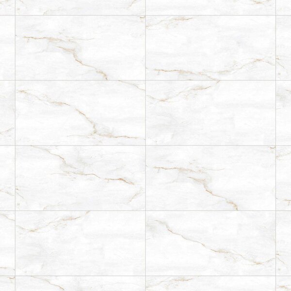 Mexen Brakel White gres smălțuit rect. G1, faianță podea-perete 120 x 60 cm, lucios - TL110-120-060-01