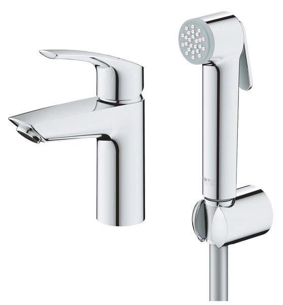Grohe Eurosmart baterie lavoar cu duș bideu stativ crom 23124003
