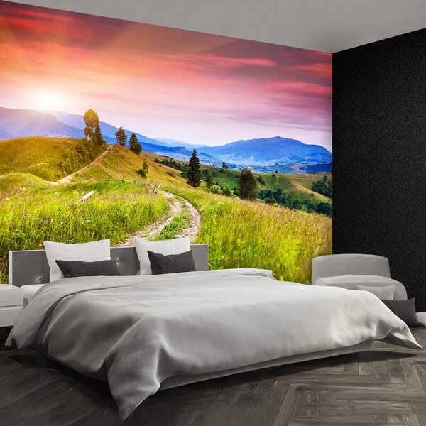 Fototapet înflorite Hills