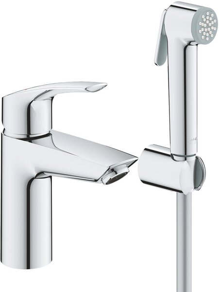 Grohe Eurosmart baterie lavoar cu duș bideu stativ crom 23124003