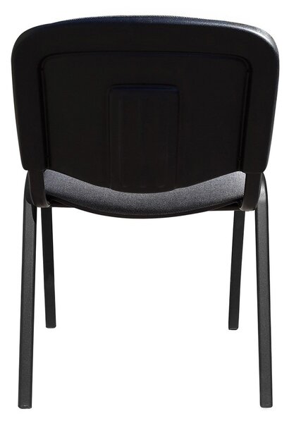 Scaun vizitator GOA BLACK, Gri stofa cagliari