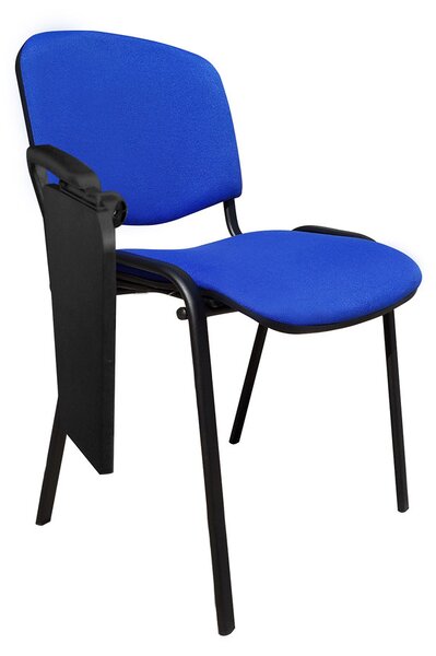Scaun vizitator GOA BLACK cu masuta, Safir stofa cagliari