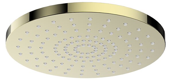Oltens Pluva cap de duș 25x25 cm rotund auriu strălucitor 37010800