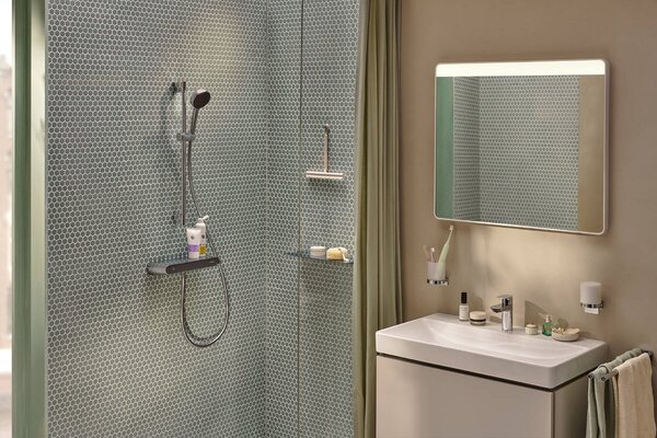 Hansgrohe ShowerTablet Select baterie de duș perete cu termostat crom 13158000