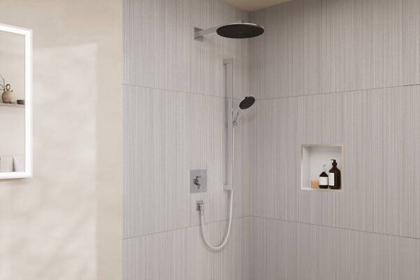 Hansgrohe Raindance Alive Select S set de duș ascuns cu termostat cu duș de ploaie crom 24622000