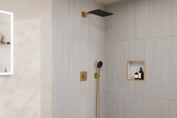 Hansgrohe Raindance Alive Q set de duș ascuns cu termostat cu duș de ploaie || 24620140