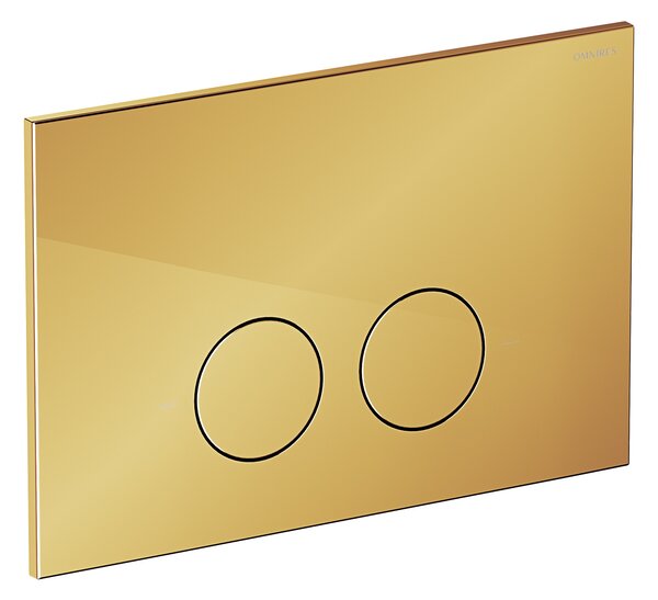 Omnires Minimal buton de spălare pentru WC auriu MPS1GL