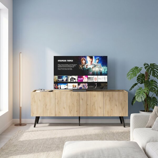 Comoda TV Adore Luna, Stejar, 180x63x42 cm