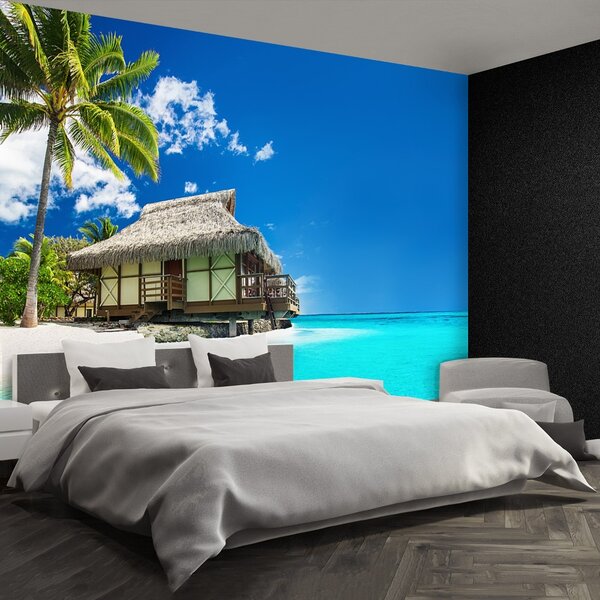 Fototapet Bungalow Beach