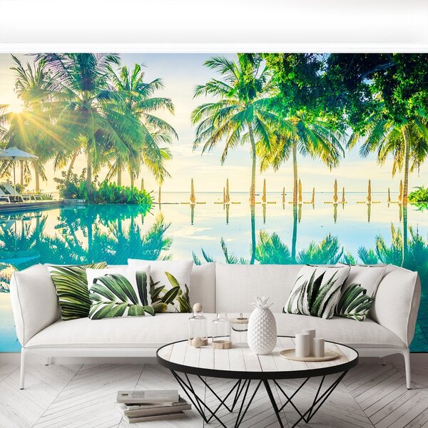 Fototapet Palms Pool
