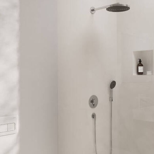 Hansgrohe Pulsify S set de duș ascuns cu termostat cu duș de ploaie crom 24624000