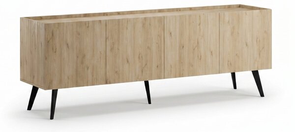 Comoda TV Adore Luna, Stejar, 180x63x42 cm