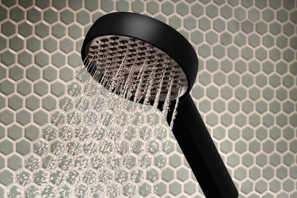 Hansgrohe Activera Q set de duș perete cu termostat cu duș de ploaie negru 28649670