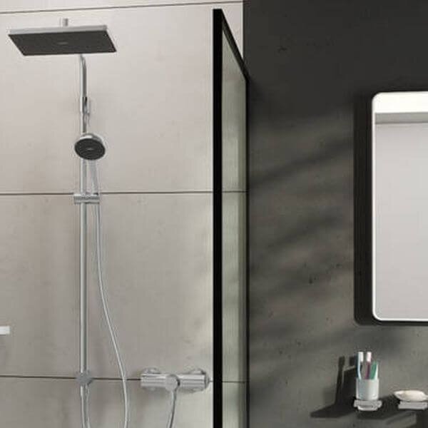Hansgrohe Activera Q set de duș perete cu duș de ploaie crom 28757000