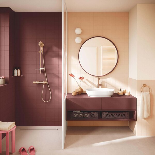 Grohe Vitalio Joy set de duș perete Brushed Warm Sunset 134866DL00