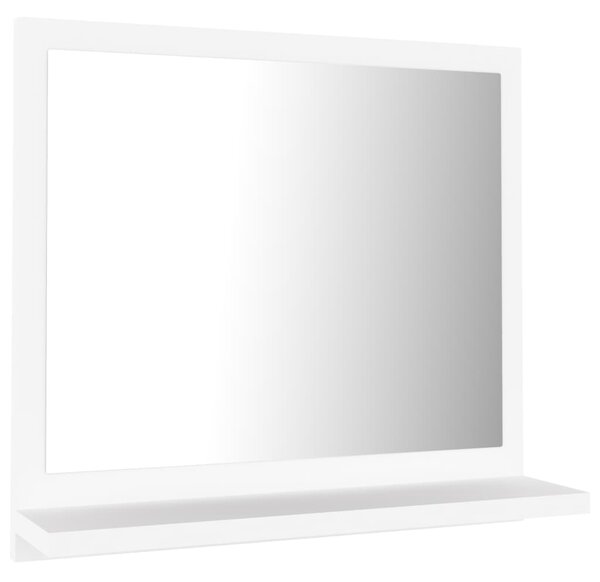 Oglindă de baie, alb, 40 x 10,5 x 37 cm, PAL