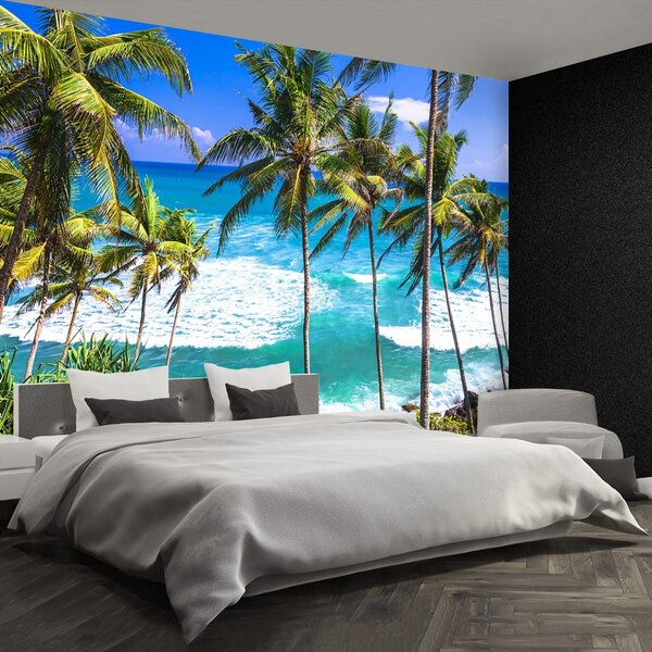 Fototapet Palm Beach Copaci