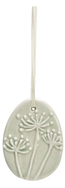 Oul din portelan suspendat FLORIS - mai multe culori Culoare: Crem