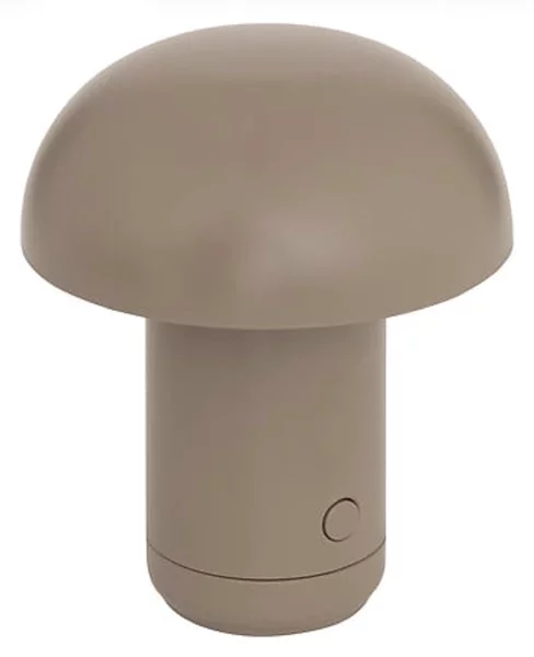 Lampă de birou LED FUNGHI 11,2 cm, maro