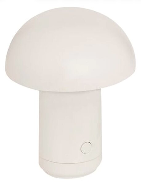 Lampă de masă LED FUNGHI 11,2 cm, albă